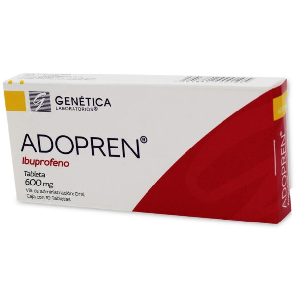 ADOPREN 600 MG C/10 TABLETAS