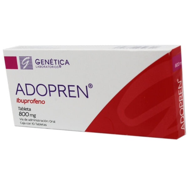 ADOPREN 800 MG C/10 TABLETAS