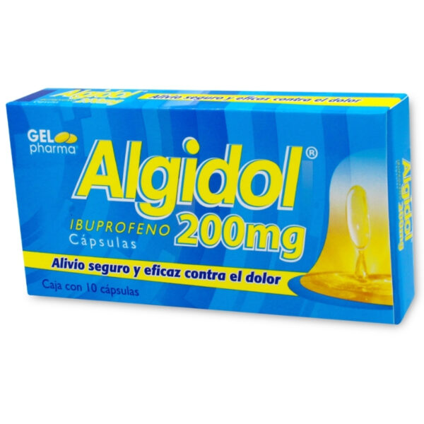 ALGIDOL 200 MG C/10 CAPSULAS