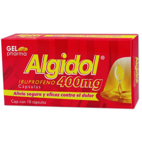 ALGIDOL 400 MG C/10 CAPSULAS