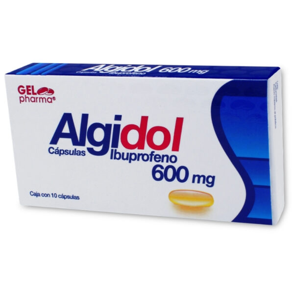 ALGIDOL 600 MG C/10 CAPSULAS