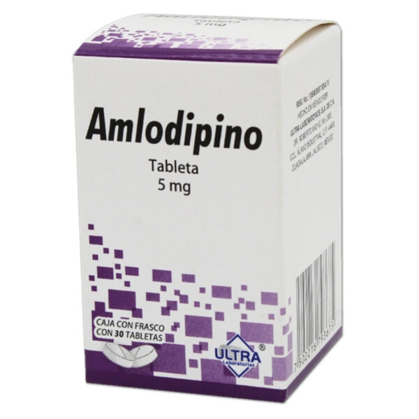 AMLODIPINO 5 MG C/30 TABLETAS