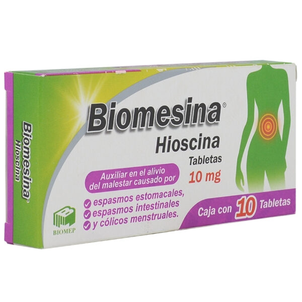 BIOMESINA 10 MG C/10 TABLETAS