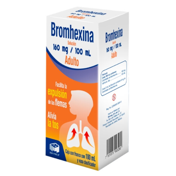 BROMHEXINA SOLUCION ADULTO 100 ML -BIOMEP