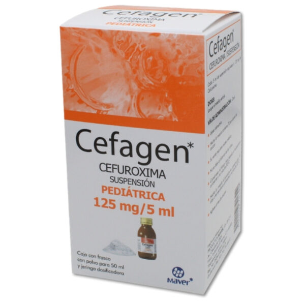 CEFAGEN 125 MG/5 ML SUSP PEDIATRICA 50 ML