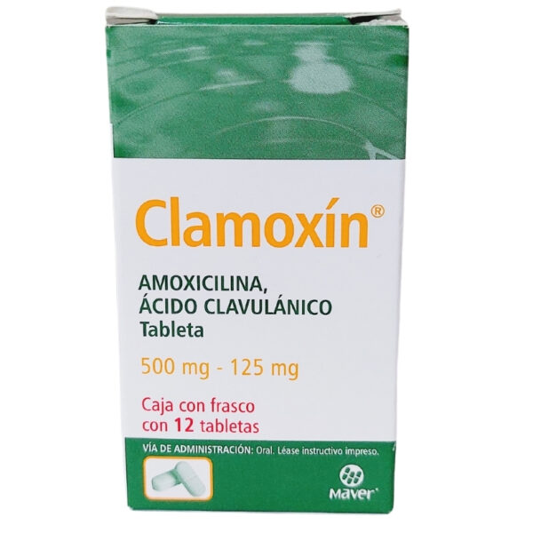 CLAMOXIN 500 MG C/12 TABLETAS