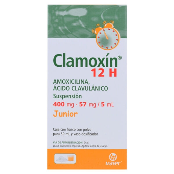 CLAMOXIN 12 H 400 MG SUSP JUNIOR 50 ML