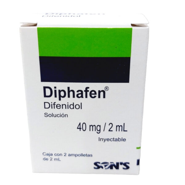 DIPHAFEN SOL INY C/2 AMPOLLETAS