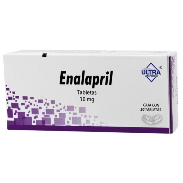 ENALAPRIL 10 MG C/30 TABLETAS