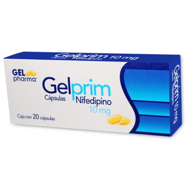 NIFEDIPINO 10 MG (GELPRIM) C/20 CAPSULAS