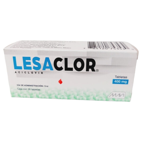 LESACLOR 400 MG C/35 TABLETAS