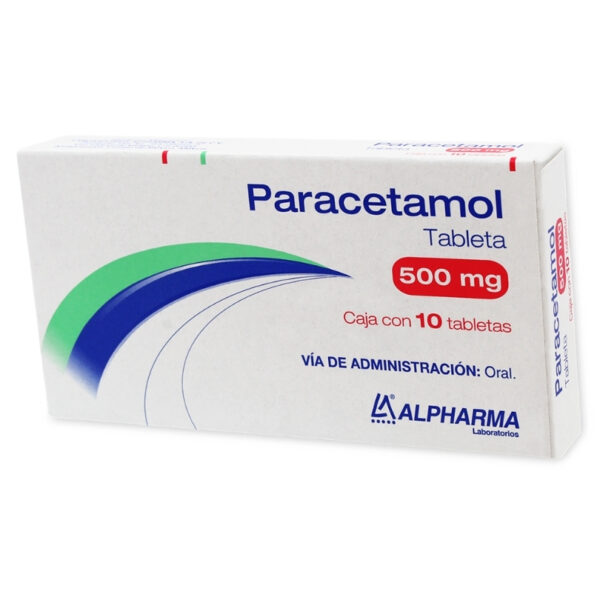 PARACETAMOL 500 MG C/10 TABLETAS