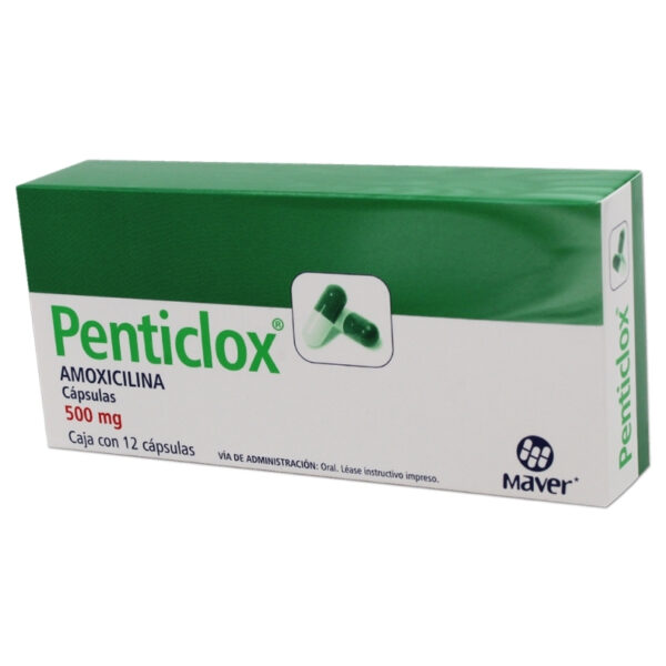 PENTICLOX 500 MG C/12 CAPSULAS