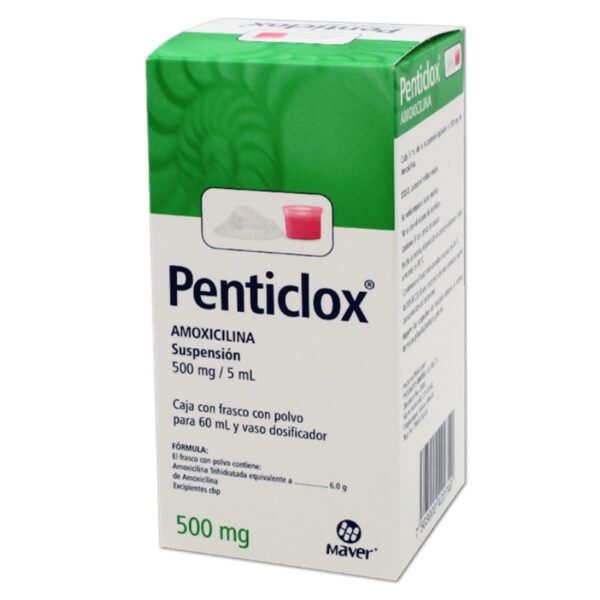 PENTICLOX 500 MG/5 ML SUSPENSION 60 ML