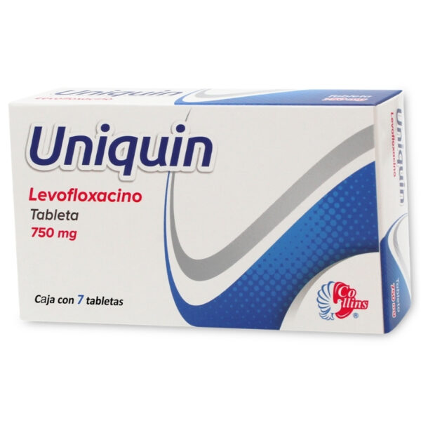 UNIQUIN 750 MG C/7 TABLETAS