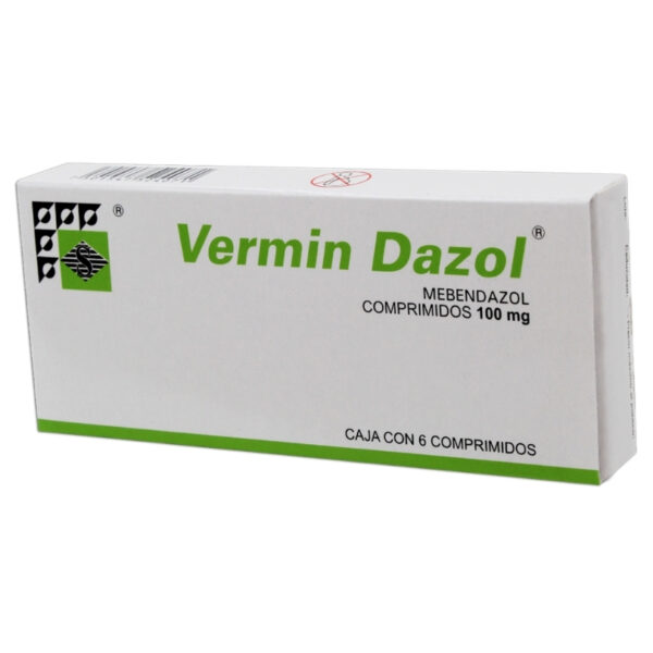 VERMIN DAZOL 100 MG C/6 TABLETAS