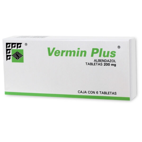 VERMIN PLUS 200 MG C/6 TABLETAS