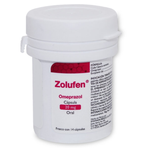 ZOLUFEN 20 MG C/14 CAPSULAS