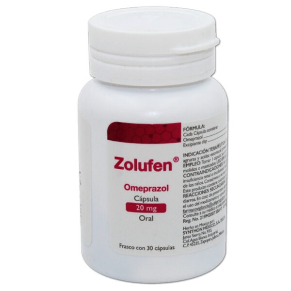 ZOLUFEN 20 MG C/30 CAPSULAS