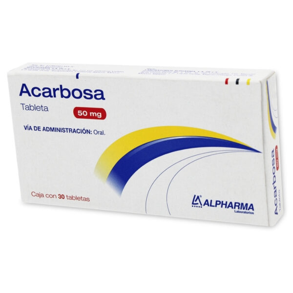 ACARBOSA 50 MG C/30 TABLETAS