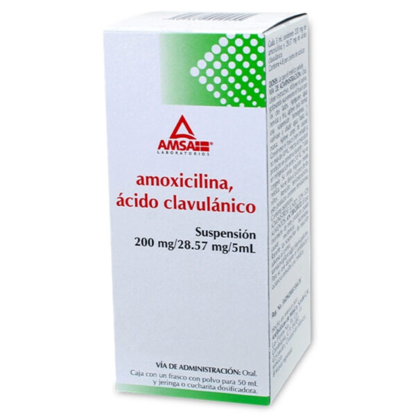 AMOXI/AC CLAVUL 200/28.57MG SUSP 50 ML