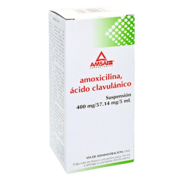 AMOXI/AC CLAVUL 400/57.14MG SUSP 50 ML