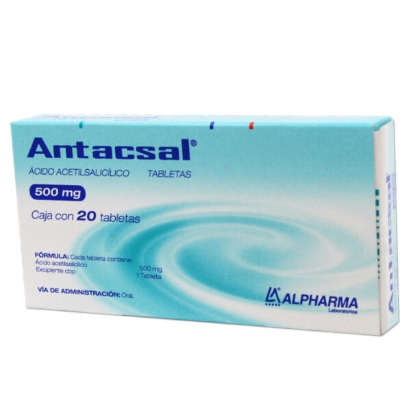 ANTACSAL 500 MG C/20 TABLETAS