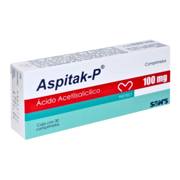 ASPITAK-P 100 MG  C/30 COMPRIMIDOS