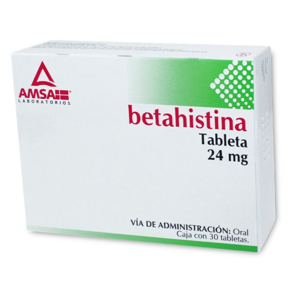 BETAHISTINA 24 MG C/30 TABLETAS