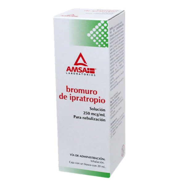 BROMURO DE IPRATROPIO 25 MG FRASCO 20 ML