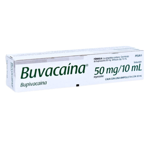 BUVACAINA 50 MG/10 ML SOL INY C/1 AMP