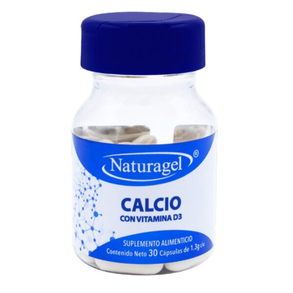 CALCIO CON VITAMINA D3 1.3 G C/30 CAPSULAS