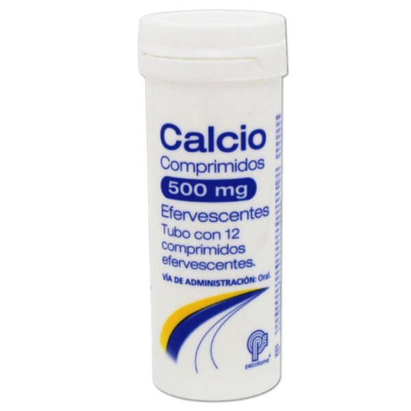 CALCIO EFERVESCENTE 500 MG C/12 COMPRIMIDOS