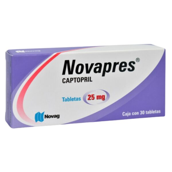 NOVAPRES 25 MG C/30 TABLETAS