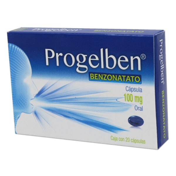 PROGELBEN 100 MG C/20 CAPSULAS