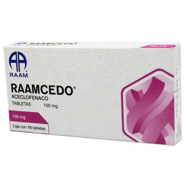 RAAMCEDO 100 MG C/10 TABLETAS