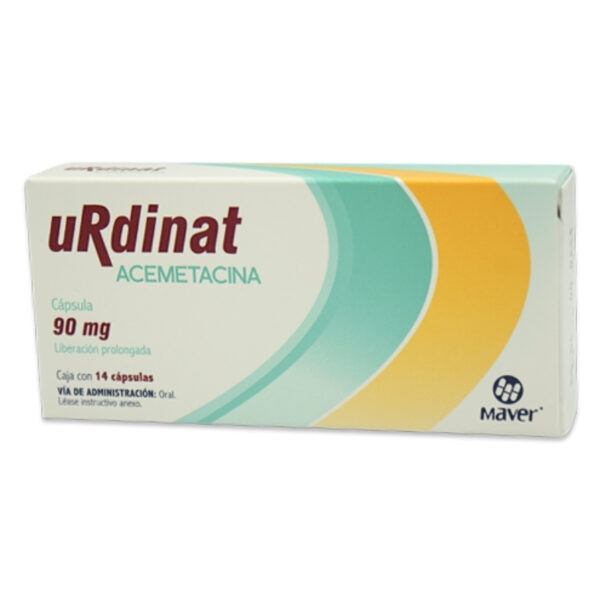 URDINAT 90 MG C/14 CAPSULAS LP