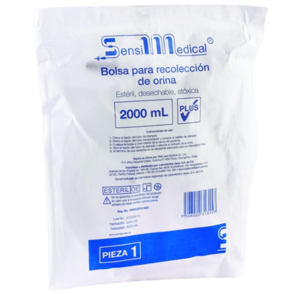 UREOPLAST  2 L BOLSA P/RECOLECCION DE ORINA