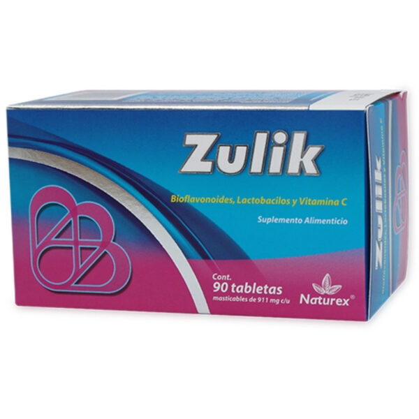 ZULIK H C/90 TABLETAS MASTICABLES